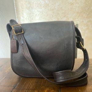 •SOLD• Coach Vintage Shoulder/Saddle/Messenger Bag #9170, Coco Brown